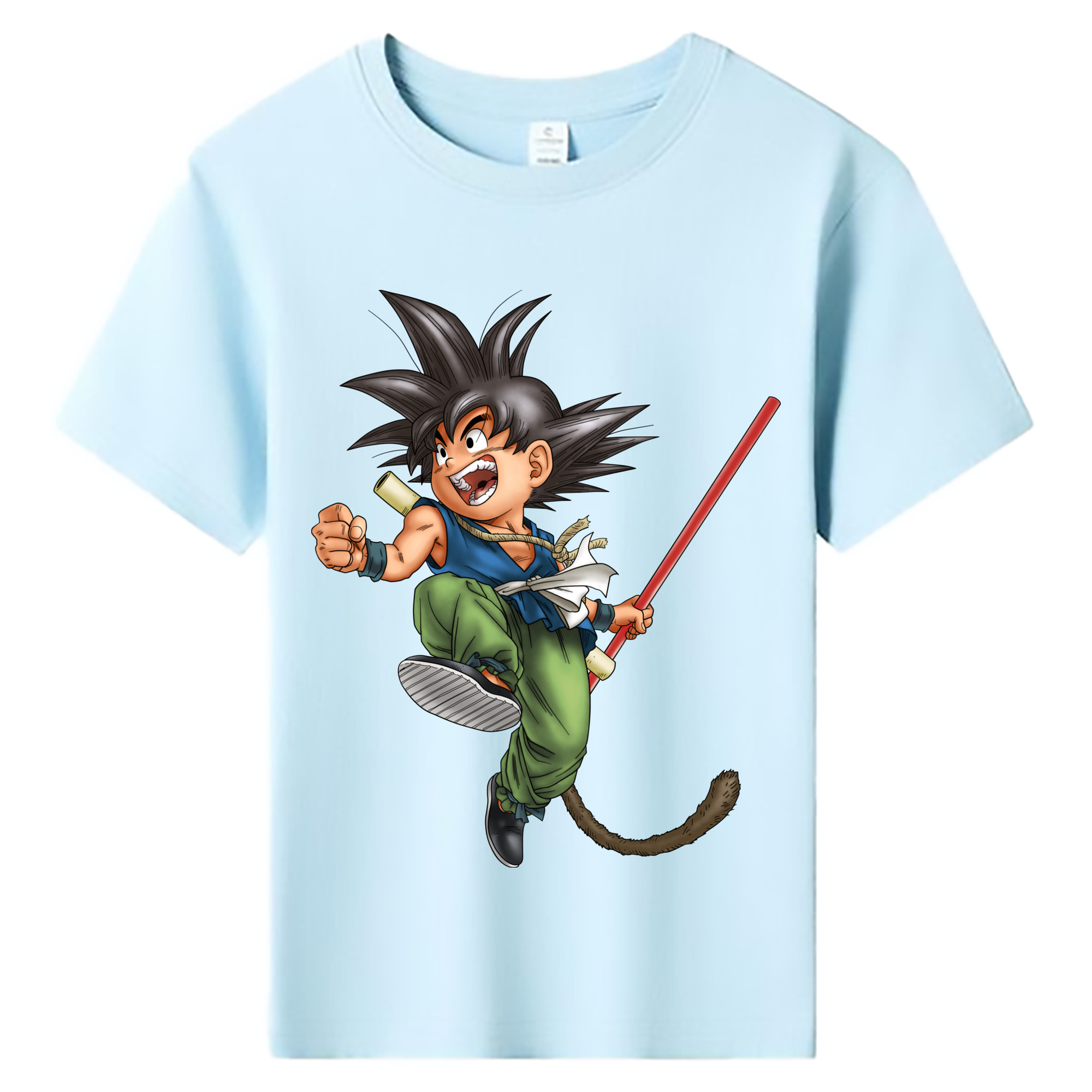 （画像用） ドラゴンボール 孫悟空（そん ごくう）Son Goku カカロット DRAGON BALL Kakarotto 綿100％キッズTシャツ（フロントプリント）